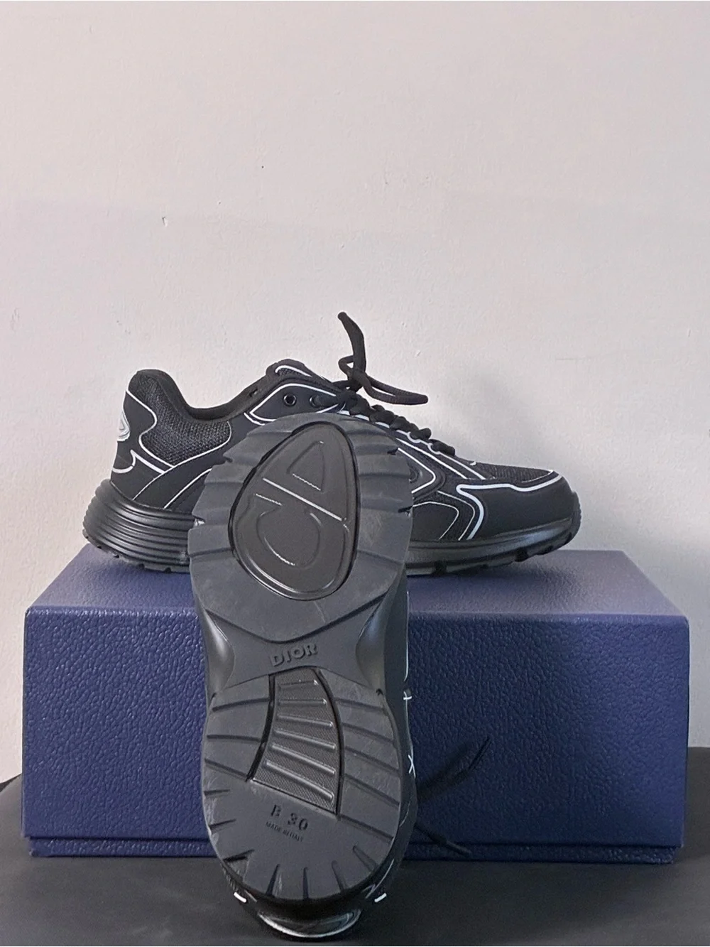 Dior B30 Black Athletic Sneaker